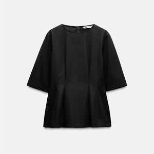 NWT Zara peplum top- XS
